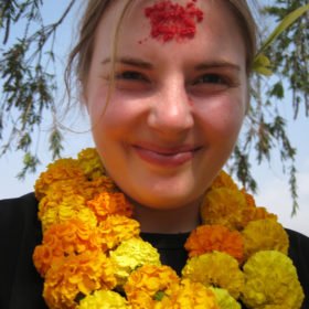 Agnes, kulturstuderande på praktik i Nepal