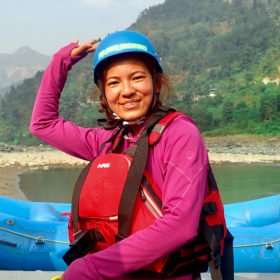 Kamala, raftingguide i Nepal